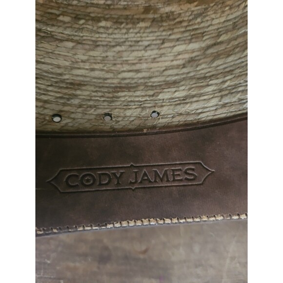 Cody James Palm Leaf Hat 7.5 - Picture 6 of 6